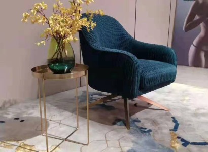 Sessel Club Lounge Designer Lehn Stuhl Polster Sofa 1 Sitzer Fernseh Stoff Neu